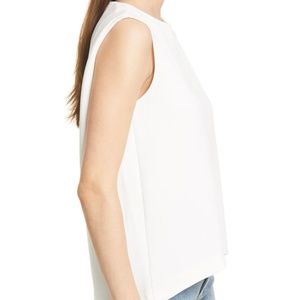 Club Monaco - White Sculptural Top - Size S